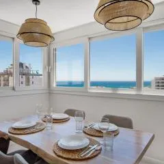 Moderno, con vistas y garaje a 100 metros de la playa