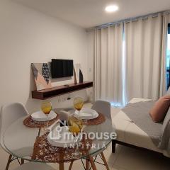 Varanda Charmosa a Poucos Passos da Praia – Apto 1 Quarto no Ed. Moscato