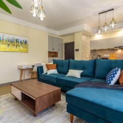 serenity suites apartment with private parking space ,modern equipped gym, swimming pool and a relaxing rooftop with unbeatable city views