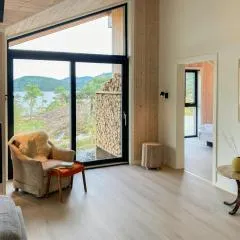 Modern Cabin With Panoramic Views Near Gautefall