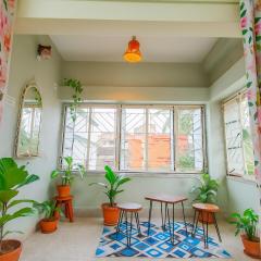 couple friendly room with balcony, kitchen private bath