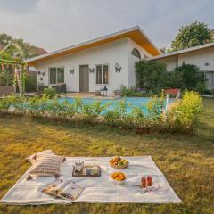 SaffronStays Roselle, Malavli - pet-friendly pool villa with modern interiors