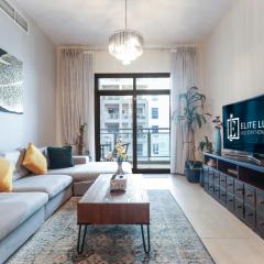 Elite LUX Holiday Homes - Serene 1BR Apartment Near Metro Al Furjan Dubai