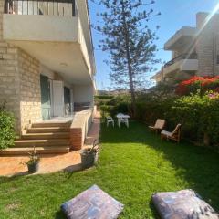 Chalet with private garden