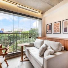 O14 - Novo Bhaus Jardins - On Melo Alves - 10o andar - Metrô 300m - Oscar Freire - Rebouças - Linda vista - Piscina no Rooftop