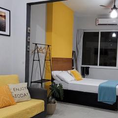 Estúdio em Copacabana com vista para o mar