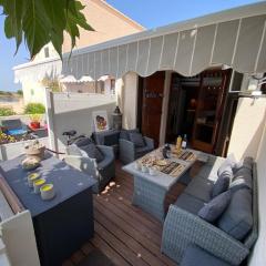 Port Leucate : Villa Studio Mezzanine, Climatisée, Animaux -10kg, Parking, 4 Pers. - FR-1-798-54