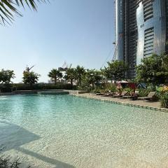 Cozy 2BR Aykon City Near Downtown - Pool and Gym