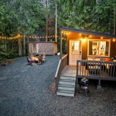 Tranquil, Creekside Cabin in the Forest of Sequim, Washington, Perfect for a Glamping Getaway from Seattle