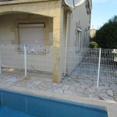 T3 clim 4 pers terrasse jardin piscine