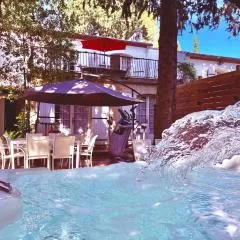 Villa&spa 3 ch 6pers en ville 12 mn de la plage
