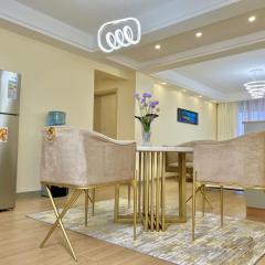 elegant celestial two bedroom apartment with amazing breathtaking city views heated swimming pool fully equipped gym ample parking space and children playing ground