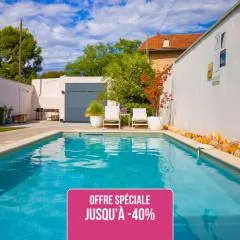 Idéal Familles & Groupes - 10min Avignon - 5min Gare - Grand jardin clos - Parking gratuit - Au calme - Maison haut de gamme - Entièrement climatisé - "Chacun son espace"