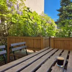 La Glycine, Appartement d'architecte avec vue sur jardin