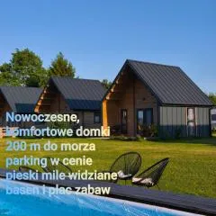 LATO domki, 200 m do morza, basen,parking monitorowany,plac zabaw