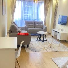 Beautiful executive one bedroom apartment with fully equipped gym heated swimming pool ample parking and scenic city view