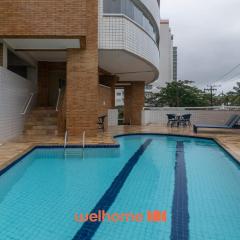 Apartamento na Praia Grande de Frente para o Mar