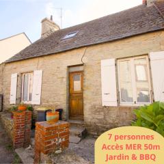 Maison de pêcheur à 50m de la mer & 10min ferry, 3 chambres, 7 personnes, intendance Luxury Host