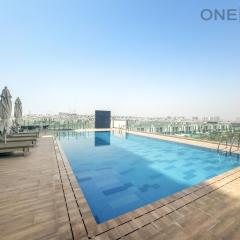 Modern 1-Bedroom Apartment in Al Furjan With Pool & Gym
