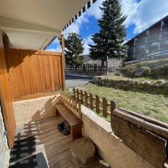 Studio confortable au pied des pistes avec terrasse - FR-1-804-55