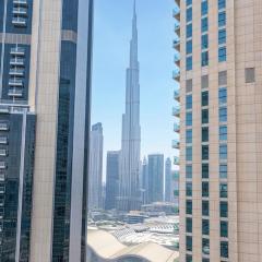 2min to Dubai Mall - Pool, Gym, Sauna - Full Burj View