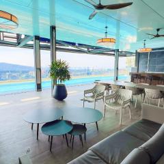 14 Mossaz skypool 5mins to 1U and Ikea atEmpire City by Light House