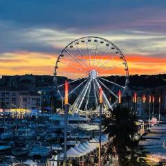 Duplex-HYPER Centre Cap d'Agde - 9 personnes - Vue port et Mer - WIFI