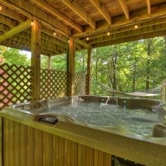Buffalo Ridge Fish in the pond soak in the hot tub