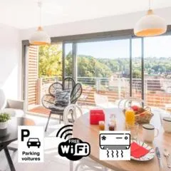 Le Coquet climatisé avec balcon Terrasse et parking