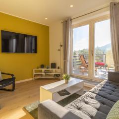 Ferienwohnung Bergblick mit Balkon und Garten - familienfreundlich