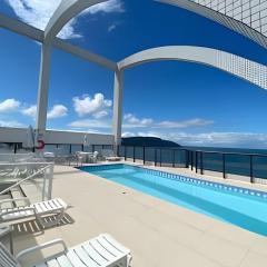 Flat vista mar no Boqueirão! Wi fi /Piscina