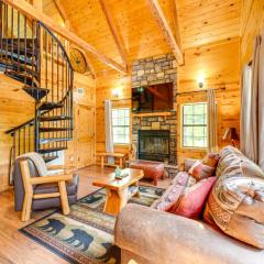 4 Mi to Broken Bow Lake Wee Bear Cabin Getaway!