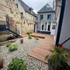 Les Flobarts - grande maison de famille en centre ville à 50m de la baie
