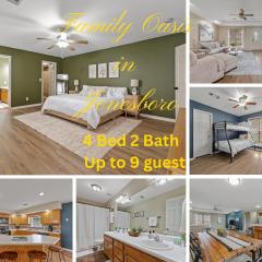 Family Oasis In Jonesboro! 4Bd, 2Ba house High Speed WiFi!