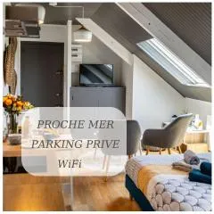 Agréable studio sous les toits - Parking - WiFi