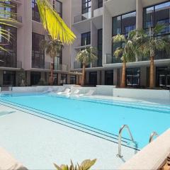 Chic Duplex 1BHK by CzechIn Luxe Stay with Pool Gym