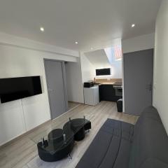 Appartement rénové en centre-ville avec terrasse