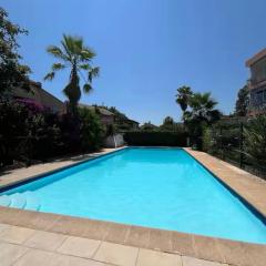 3 pièces avec piscine à 5 minutes à pied de la plage!!!