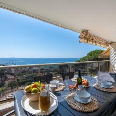 2-Br Apartment Sea View & Pool Cannes Croix des Gardes