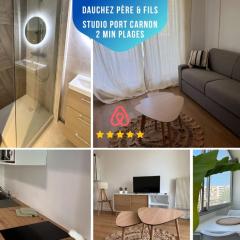Studio 2 pers - 3 min Beach - Port Carnon