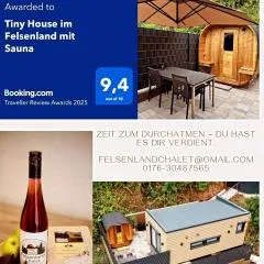 Tiny House im Felsenland mit Sauna