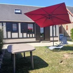 Chalet 5 personnes proche de la mer à Merville-Franceville-Plage