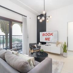 StayShort - Stylish 1-Bedroom Retreat with Pool in Vibrant Jumeirah Golf Estates