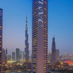 Full Burj Khalifa Panoramic View - Luxury Stay at Damac Maison Distinction