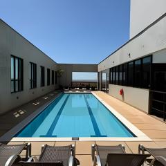 Flat em Hotel, Até 4 Hóspedes, Piscina, Garagem , Jr Catito