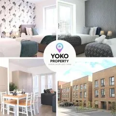 4 Bedroom 3 Bathroom House - Sleeps up to 8 - City Centre - Free Parking, Fast Wifi, Private Garden and Smart TV by Yoko Property