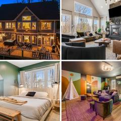 Secluded 5BR Stay,HotTub,Sauna,GameRoom,FirePit
