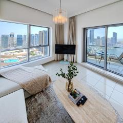 1BD Canal View for 4 in Bay Central, Dubai Marina
