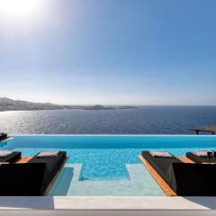 Dazzling Mykonos Villa Villa Lvellie 6 Bedrooms Unique Aegean Sea Views Private Infinity Pool Two Private Jacuzzis Psarou Beach