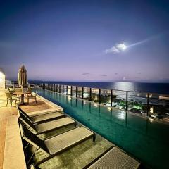 UNU 602 Itapuã: piscina, academia, praia e+